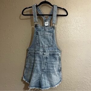 Aerie Denim Shortalls Size XS